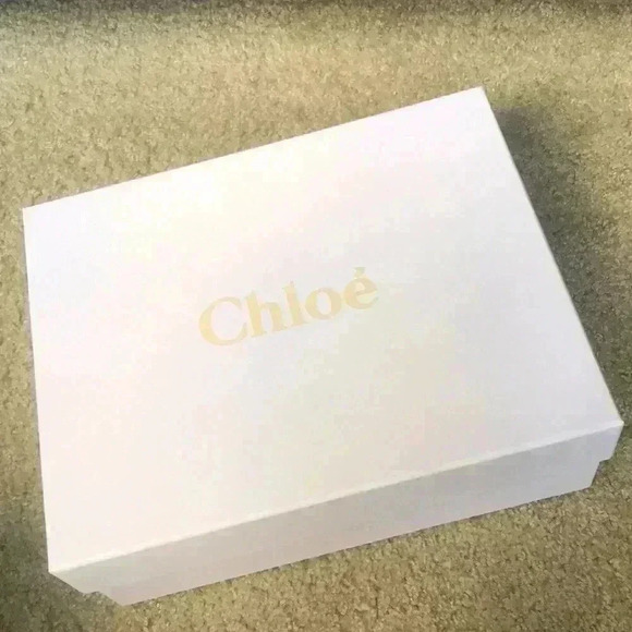 CHLOÉ Lauren scallop-edged high block-heel suede pumps - Picture 4 of 12